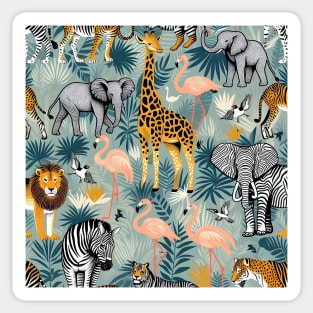 Tropical Safari Pattern Sticker